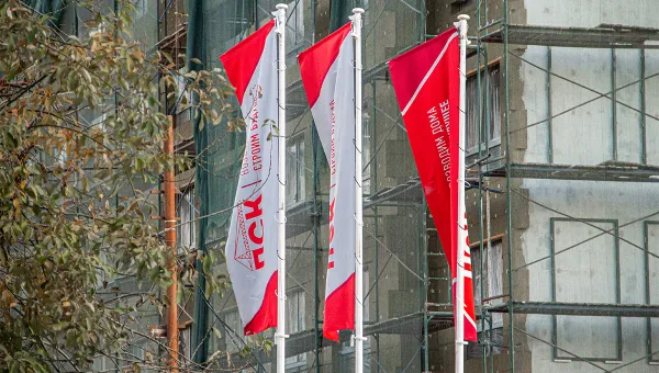 Industrial Avenir: начало работ по отделке фасадов